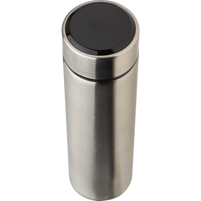 Custom Printed Stainless steel thermos bottle with LED display 450ml - Image 3