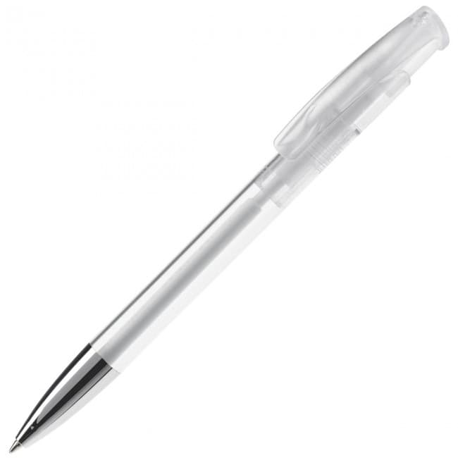 Custom Printed Avalon ball pen metal tip transparent - Image 1