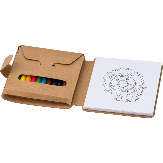 Custom Printed Cardboard colouring set - Image 7