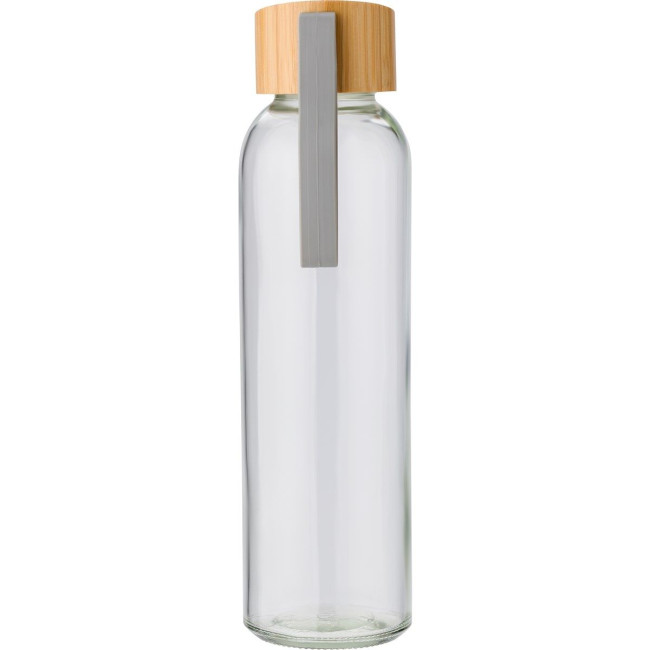 Custom Printed Glass drinking bottle 600ml - Image 1