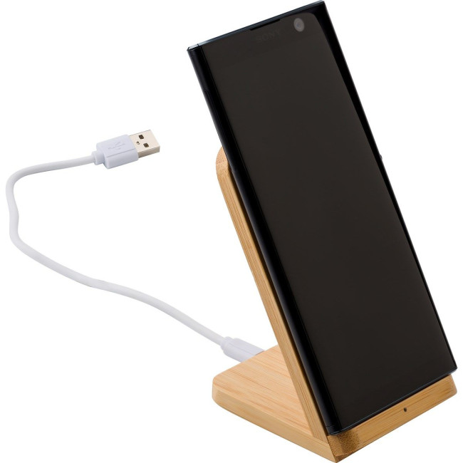 Custom Printed Bamboo phone holder - Image 2