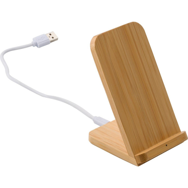 Custom Printed Bamboo phone holder - Image 1