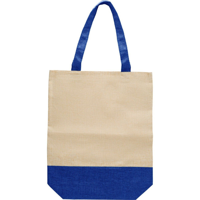 Custom Printed Imitation linen shopping bag - Image 1