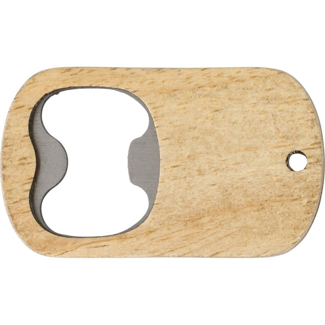 Custom Printed Beechwood bottle opener - Image 2