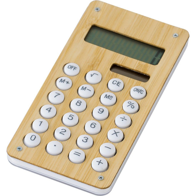 Custom Printed Bamboo calculator - Image 2