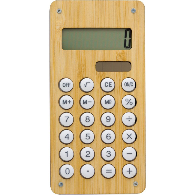 Custom Printed Bamboo calculator - Image 3