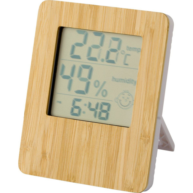 Custom Printed Bamboo weather station - Image 2