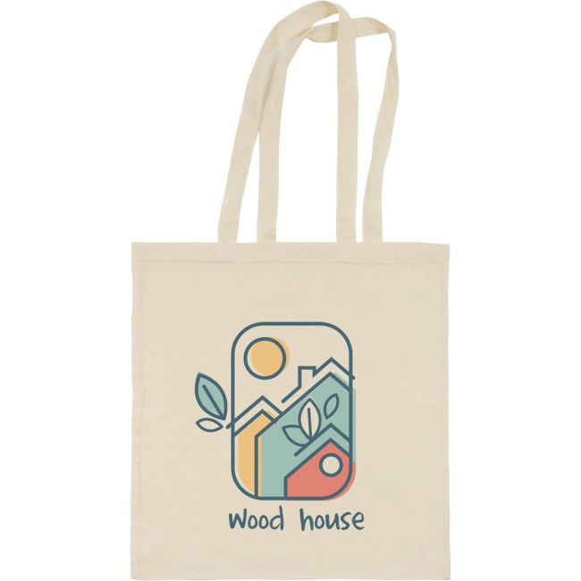 Custom Printed Cotton shopper bag - Image 1