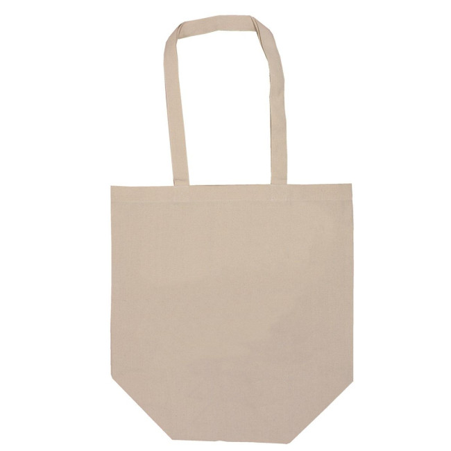 Custom Printed Natural canvas beach shopper - Image 2