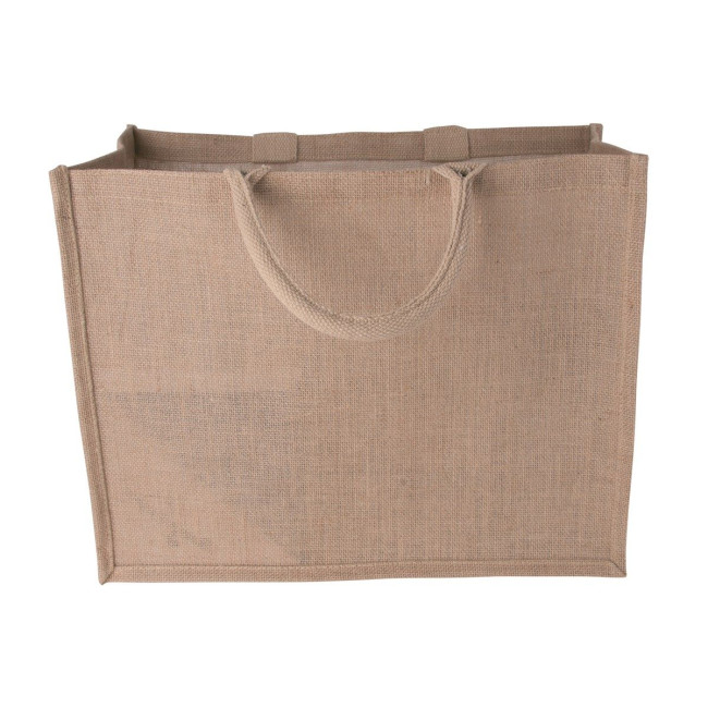 Custom Printed Jute bag laying model - Image 2