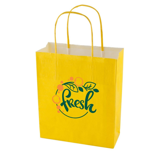 Custom Printed Paper bag 180 x 220 x 80mm - Image 1