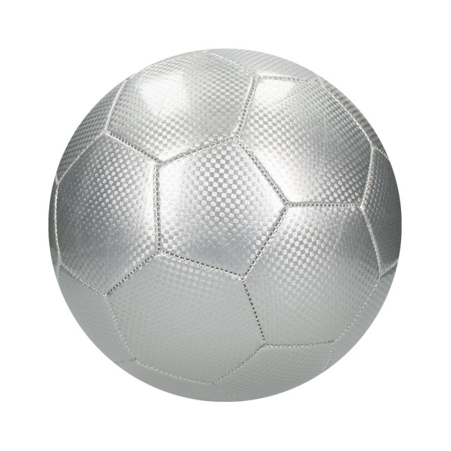 Custom Printed Large Silver Football