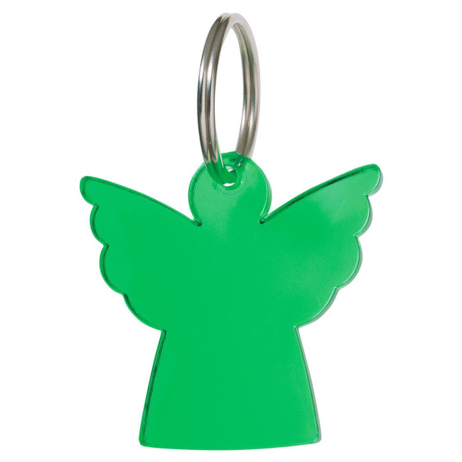 Custom Printed Angel Plastic Keyring - Image 6