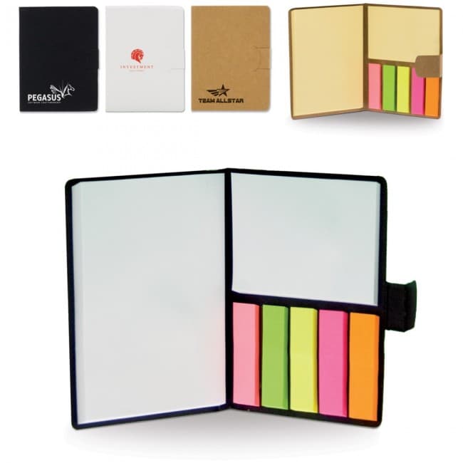 Custom Printed Notebook eco + sticky notes - Image 1