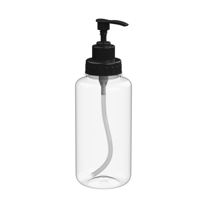 Custom Printed Transparent Basic Soap Dispenser 0.7L