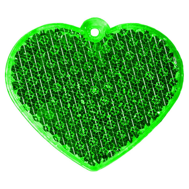 Custom Printed Heart Reflector - Image 4