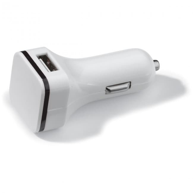 Custom Printed USB car charger square - Image 1