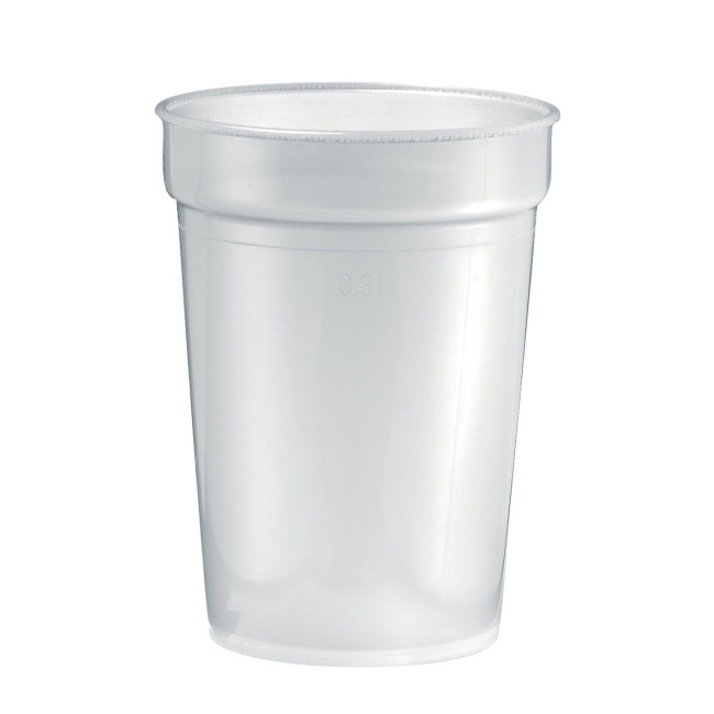 Custom Printed Plastic Reusable Drinking Cup 0.3L - Image 2