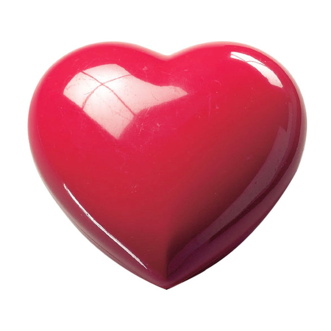 Custom Printed Maxi Heart Plastic Bauble - Image 2