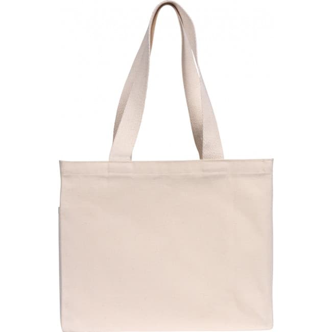 Custom Printed Cranbrook' 10oz Cotton Canvas Tote Shopper - Image 3