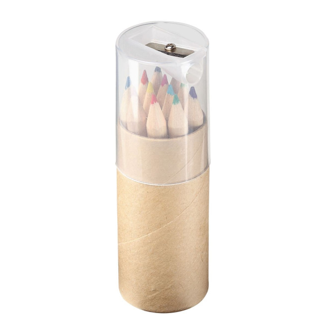 Custom Printed Coloured pencil set "Sharpener" - Image 2