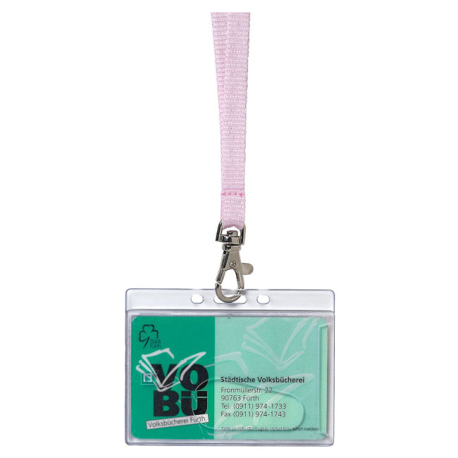 Custom Printed Hard Plastic ID Card Holder