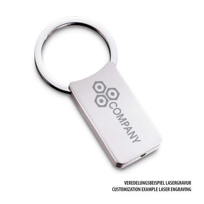 Custom Printed Large Classic Metal Keyring - Image 3