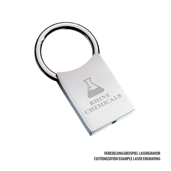 Custom Printed Large Classic Metal Keyring - Image 2