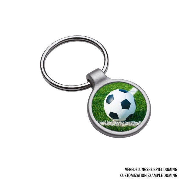 Custom Printed Round Metal Keyring - Image 2