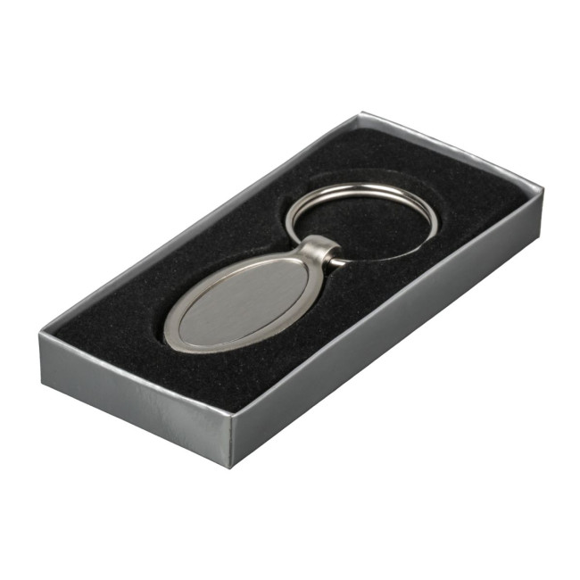 Custom Printed Ellipse Metal Keyring - Image 5