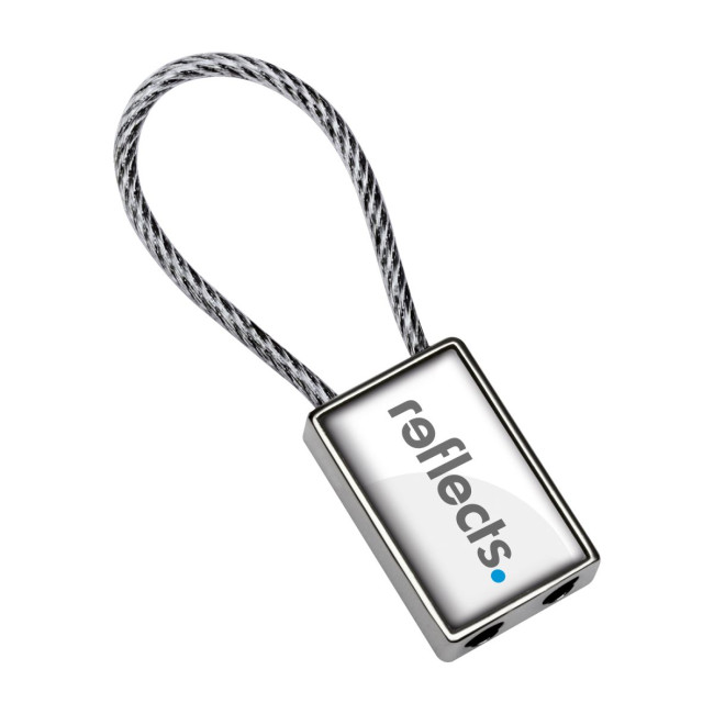 Custom Printed Metal Cable Keyring - Image 4