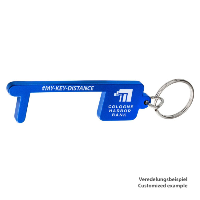 Custom Printed Aluminium Door Opener Keyring - Image 3