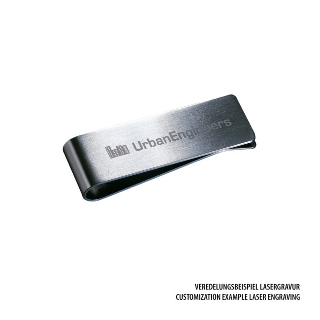 Custom Printed Stainless Steel Money Clip - Image 3