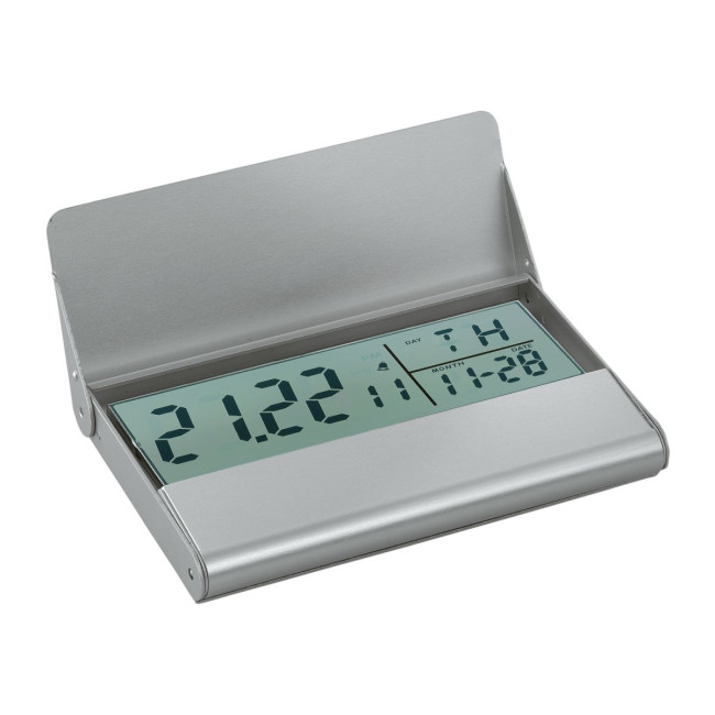 Custom Printed Desk clock with alarm function - Image 3