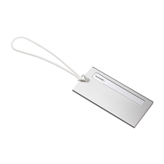 Custom Printed Metal Luggage Tag - Image 1