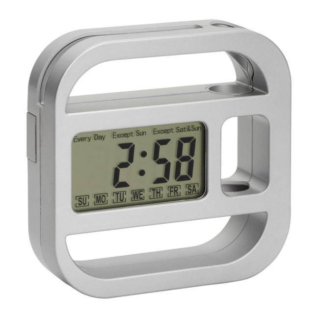 Custom Printed Desk clock with alarm function - Image 1