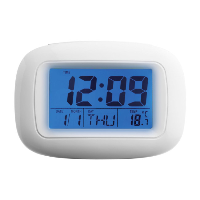 Custom Printed Alarm clock with thermometer - Image 3