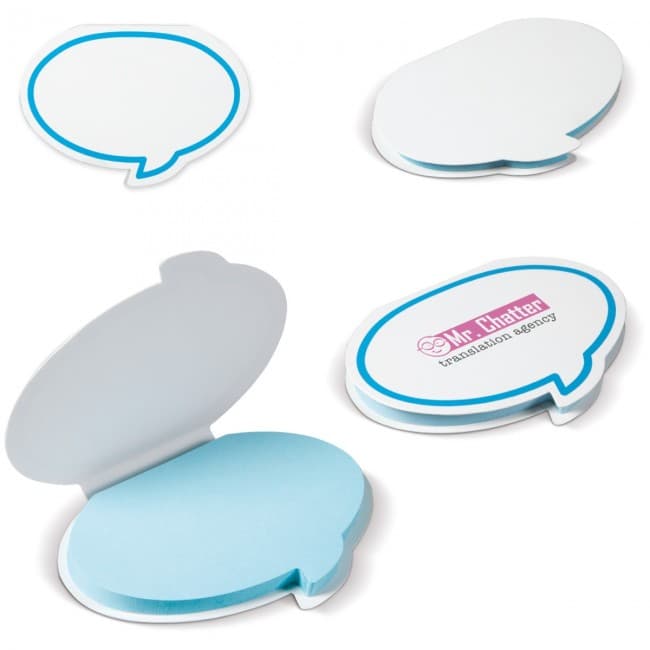 Custom Printed Adhesive notes speech bubble - Image 2