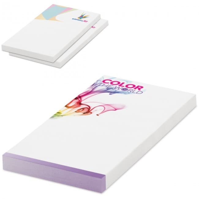 Custom Printed 50 adhesive notes, 50x72mm, full-colour - Image 2