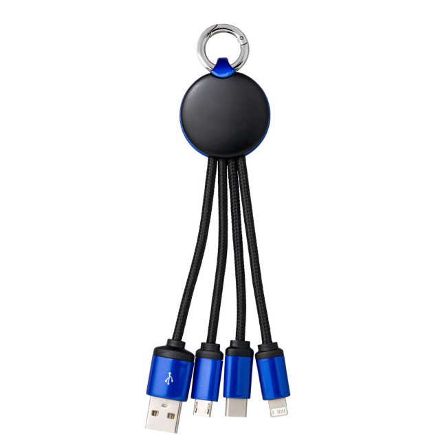 Custom Printed 3-in-1 Charging Cable With Light - Image 3