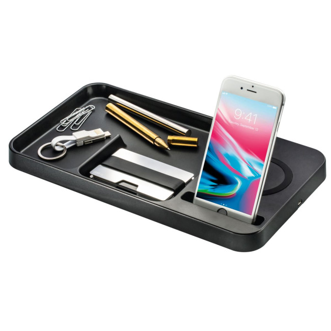 Custom Printed Desktop Organizer with wireless charger - Image 2