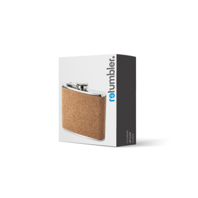 Custom Printed Cork Hip Flask - Image 5