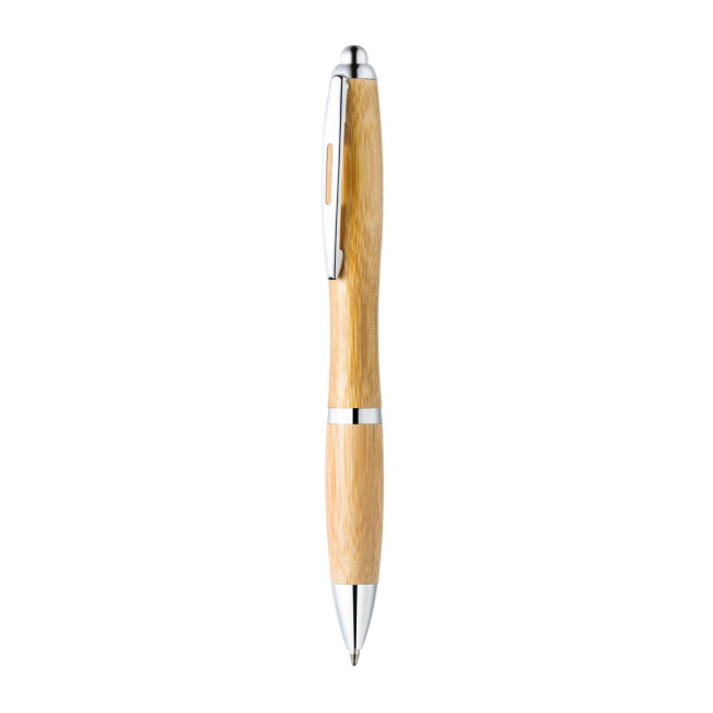 Custom Printed Bamboo Ballpoint Ballpen - Image 4