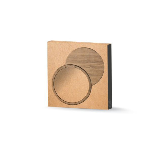 Custom Printed Bamboo Compact Mirror - Image 6