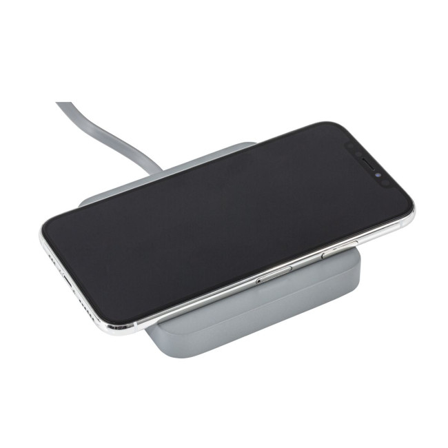 Custom Printed Grey Cork Wireless Charger - Image 3