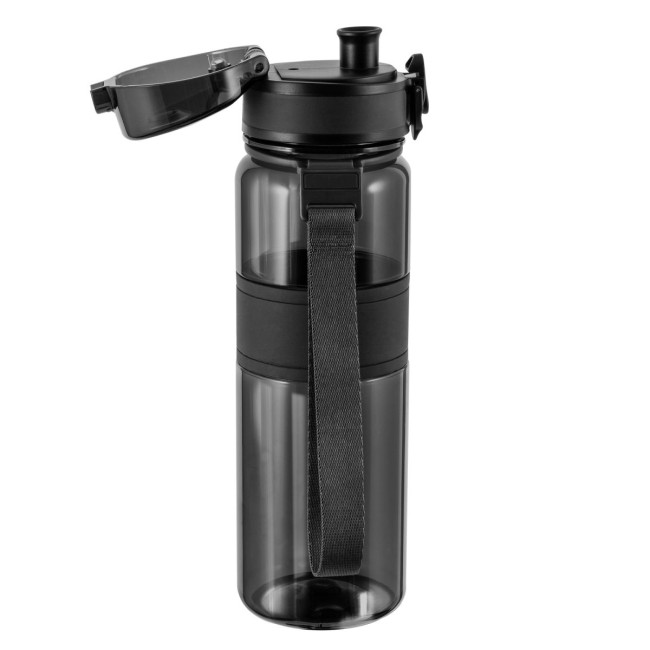 Custom Printed Black Transparent Sports Bottle - Image 3