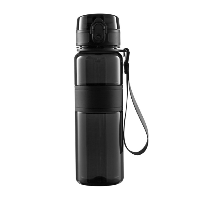 Custom Printed Black Transparent Sports Bottle - Image 4