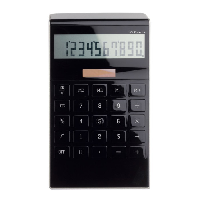 Custom Printed Black Solar Calculator - Image 3