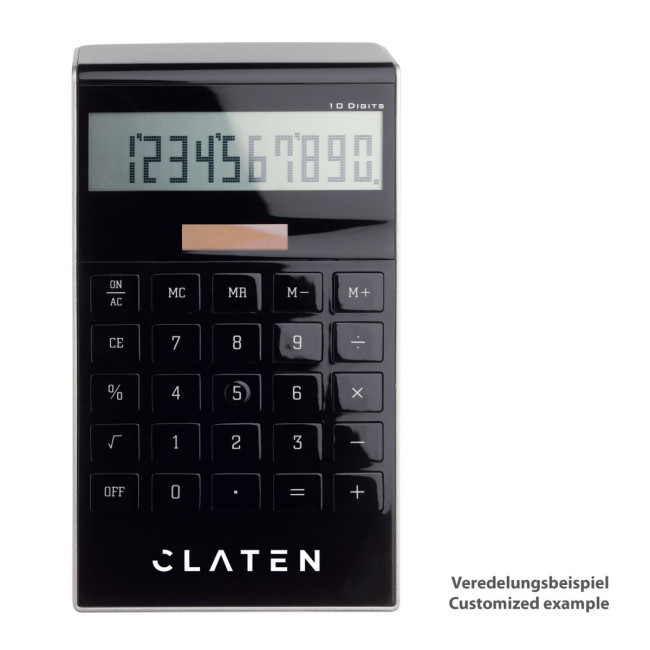 Custom Printed Black Solar Calculator - Image 5