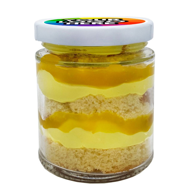 Custom Printed Lemon Cake Jars